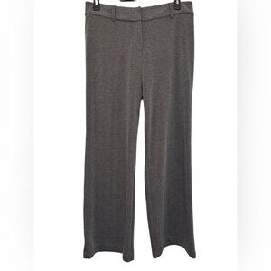 J Jill Wide Leg Herringbone Print Trousers